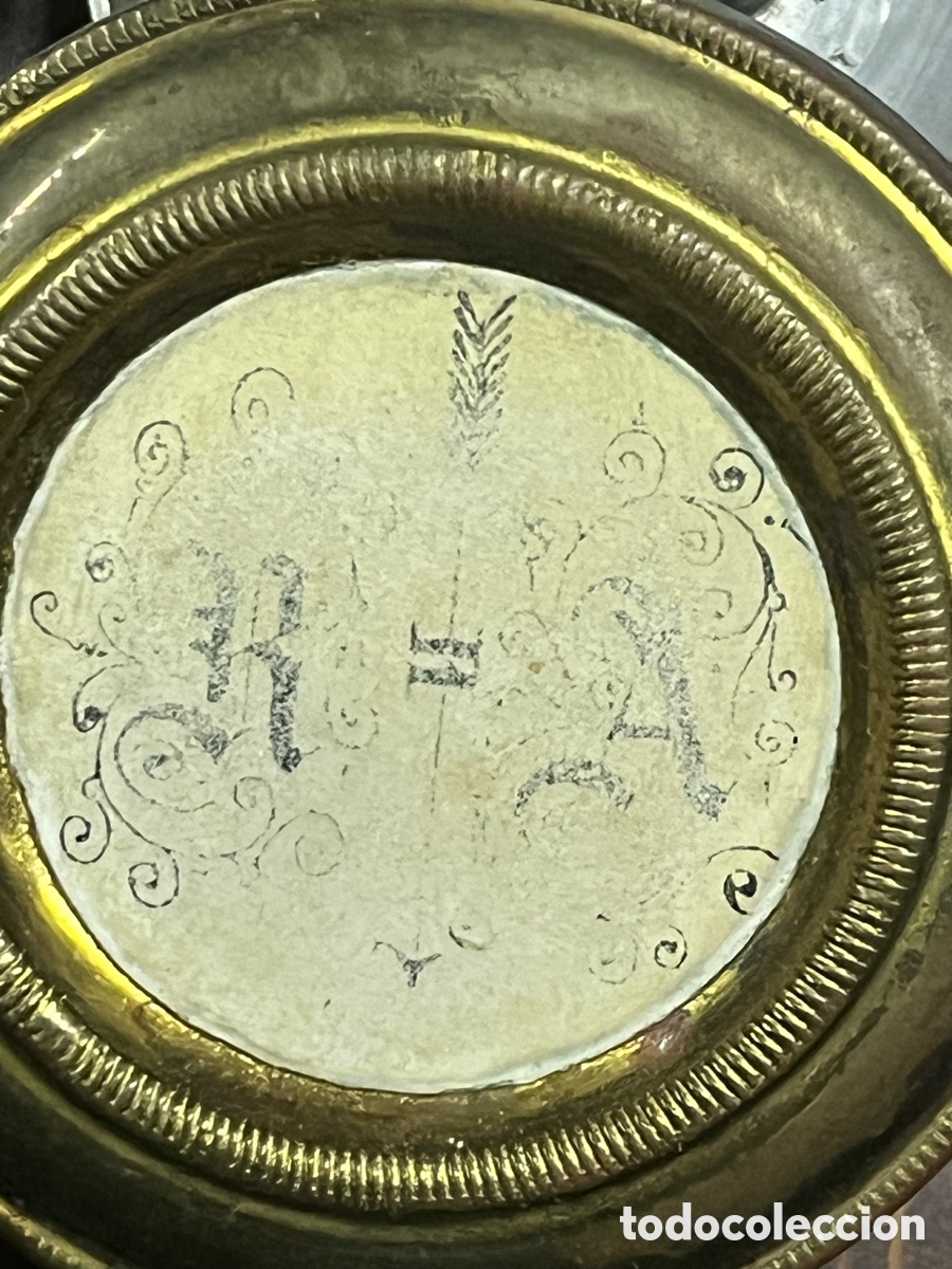 Vintage: Reloj antiguo de pared con p&eacute;ndulo y llave - Foto 5