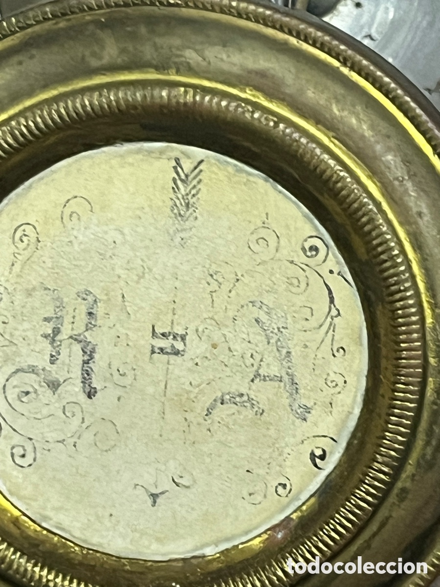 Vintage: Reloj antiguo de pared con p&eacute;ndulo y llave - Foto 6