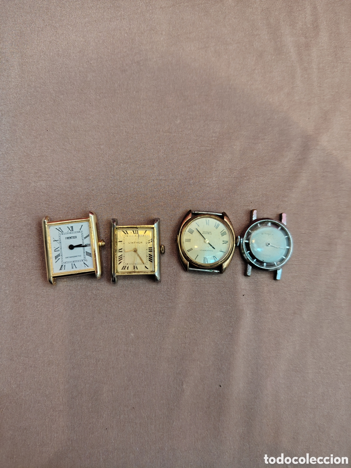 Vintage: Lote de relojes antiguos de cuerda no funcionan para piezas o reparar