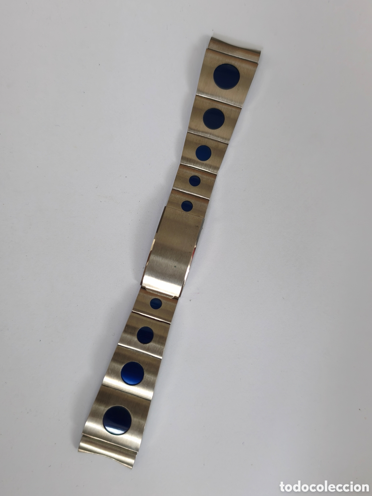 Vintage: Brazalete de acero bicolor de 22mm.