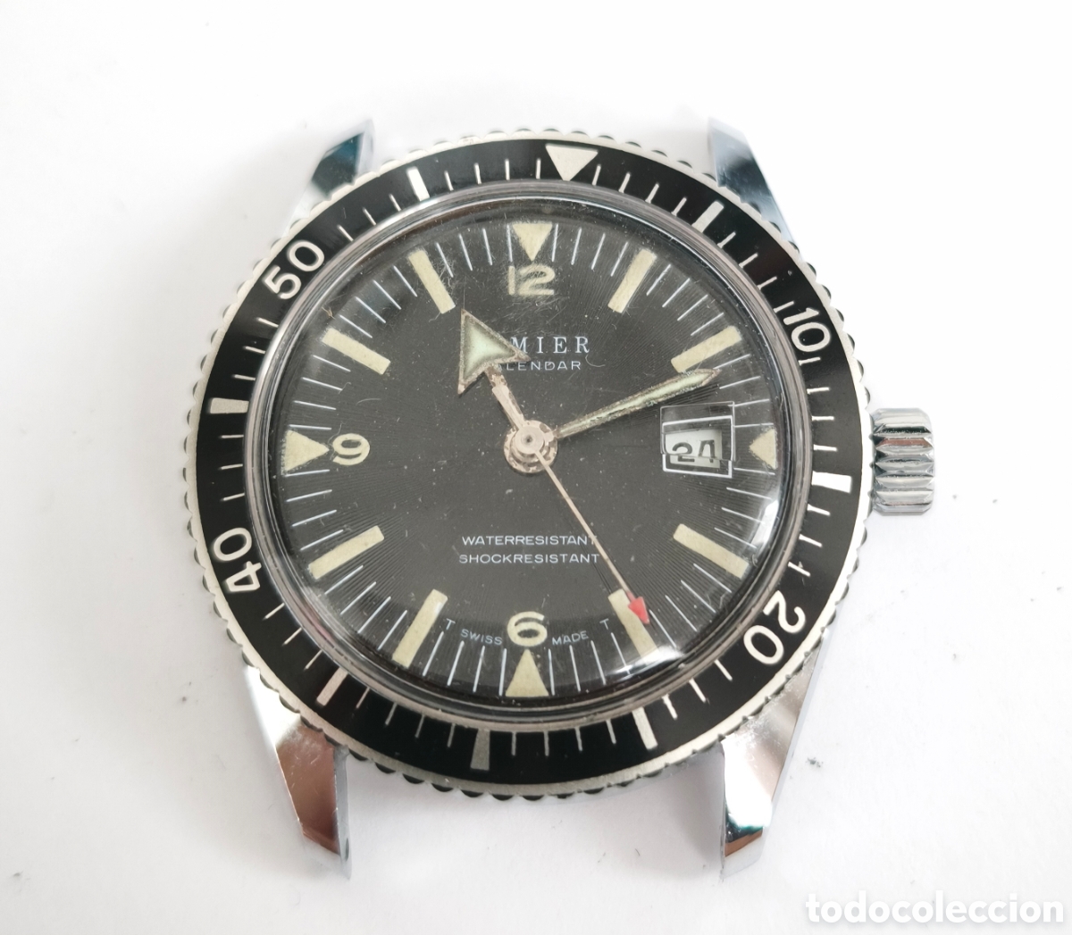 Vintage: Reloj Diver Cimier R lapanouse, diver de cuerda a&ntilde;os 70