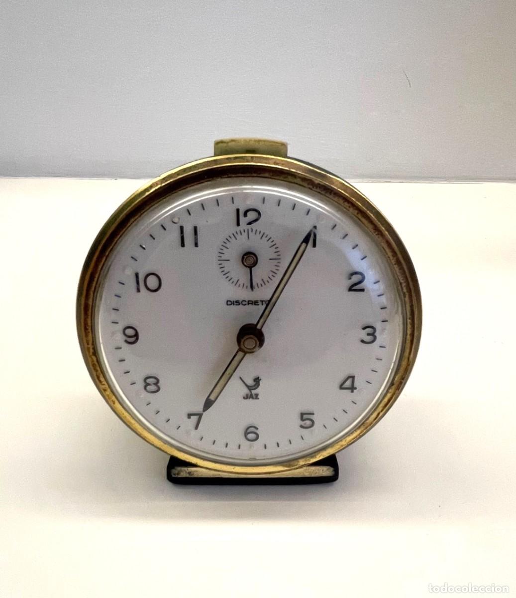 Vintage: Reloj despertador JAZ Discreto vintage a&ntilde;os 70