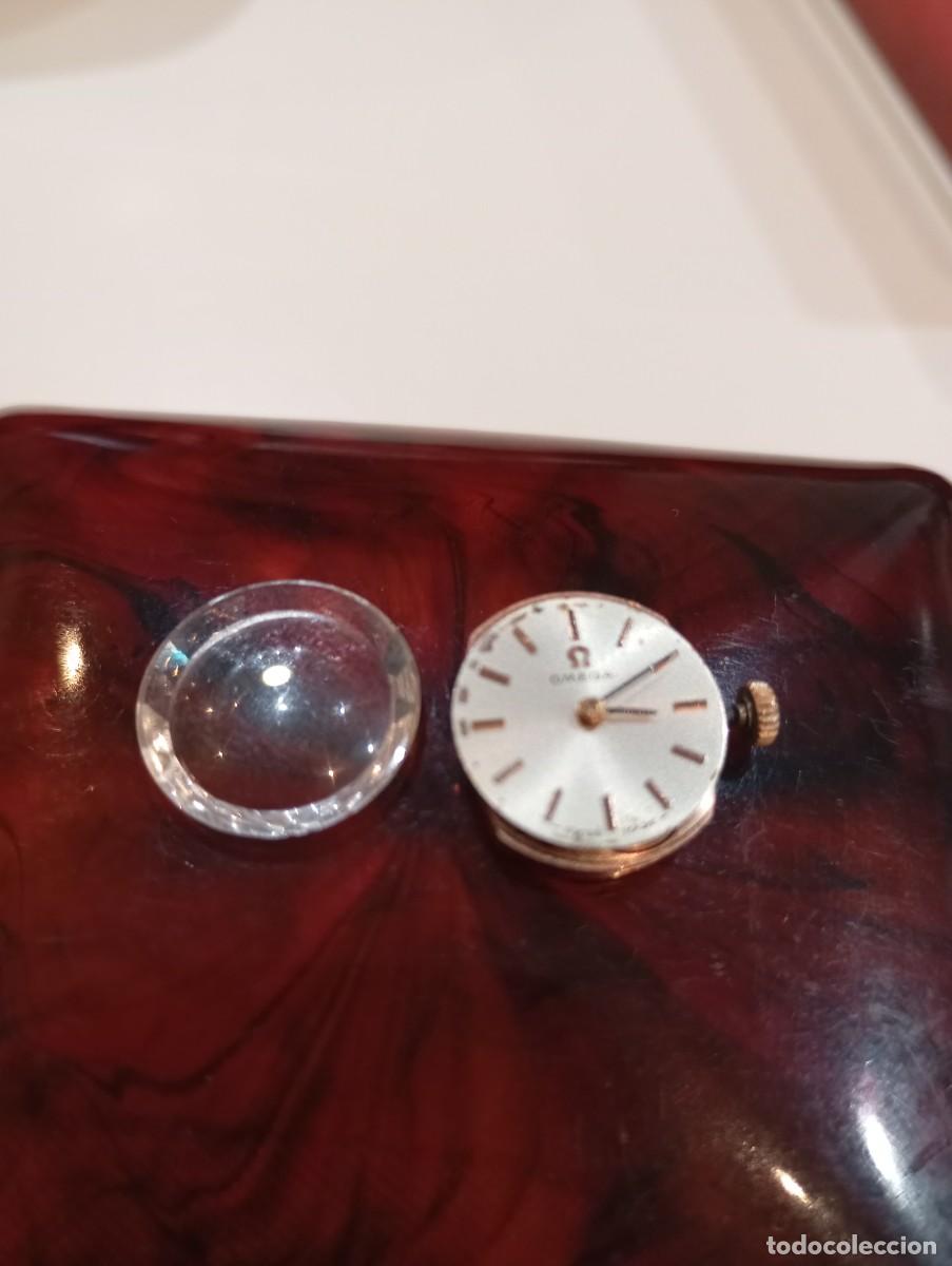 Vintage: Maquinaria reloj mujer OMEGA + esfera talla diamante anos 60mando V&Iacute;DEO