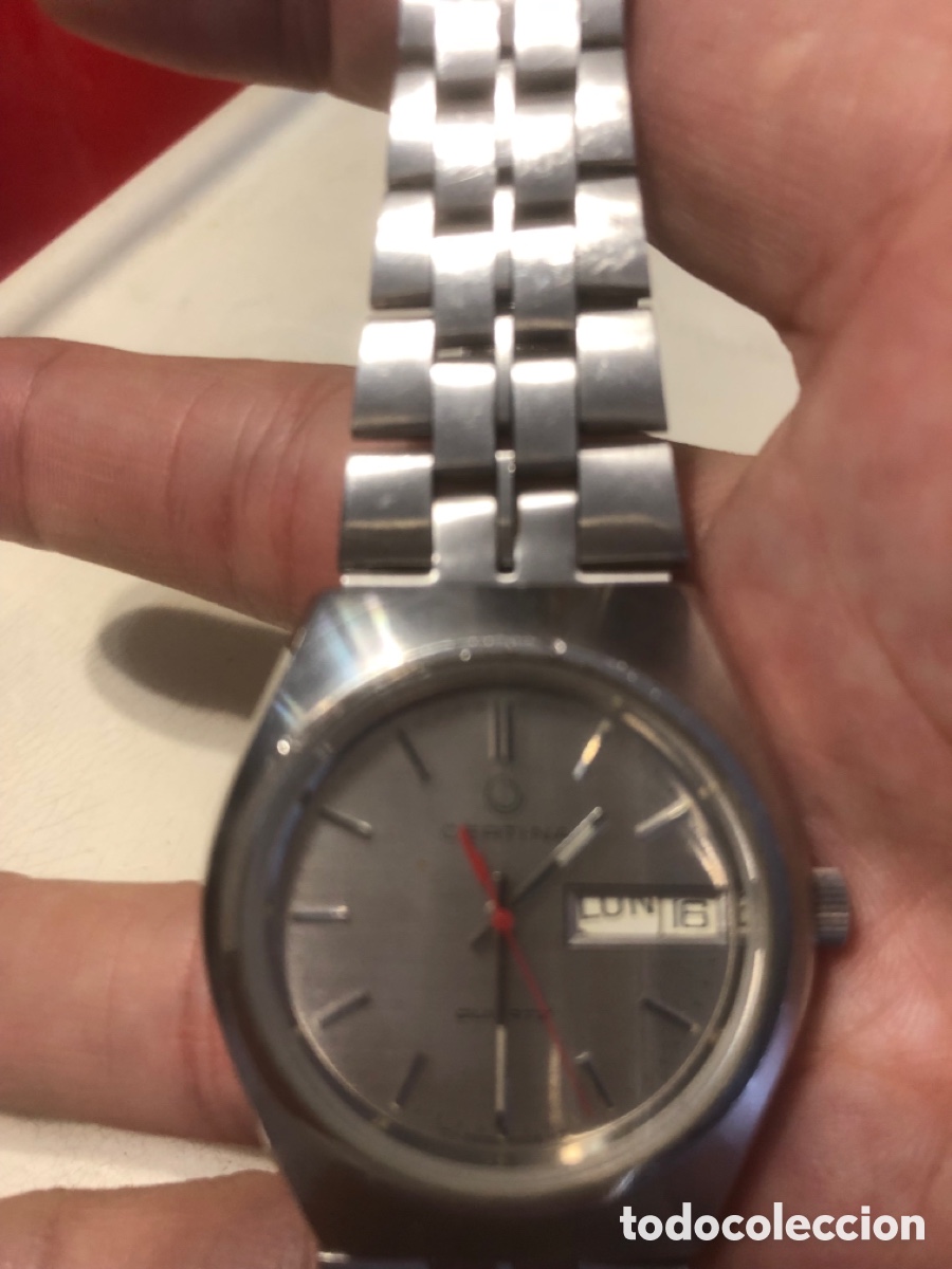 Vintage: Reloj certina de pilas funciona - Foto 10