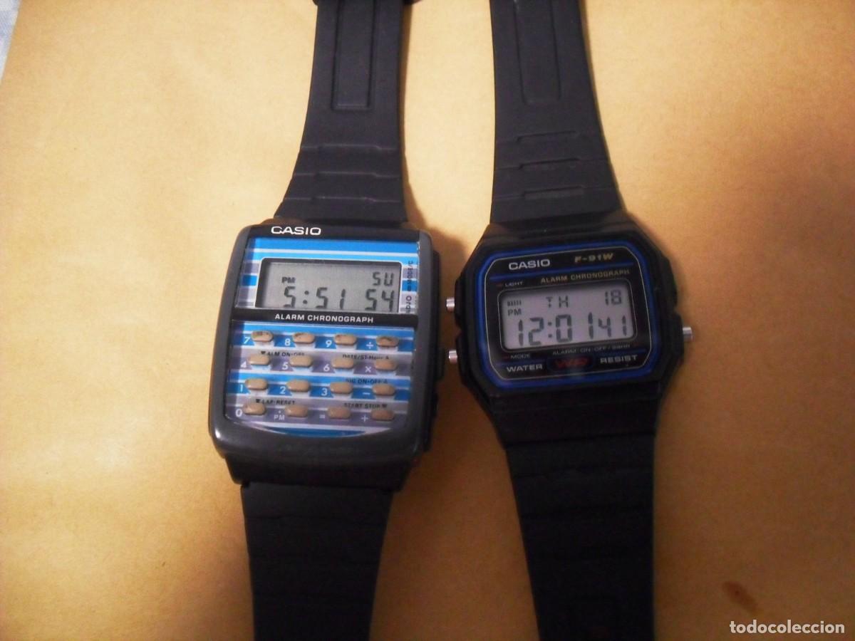 Vintage: 2 relojes casio uno de sumar restar
