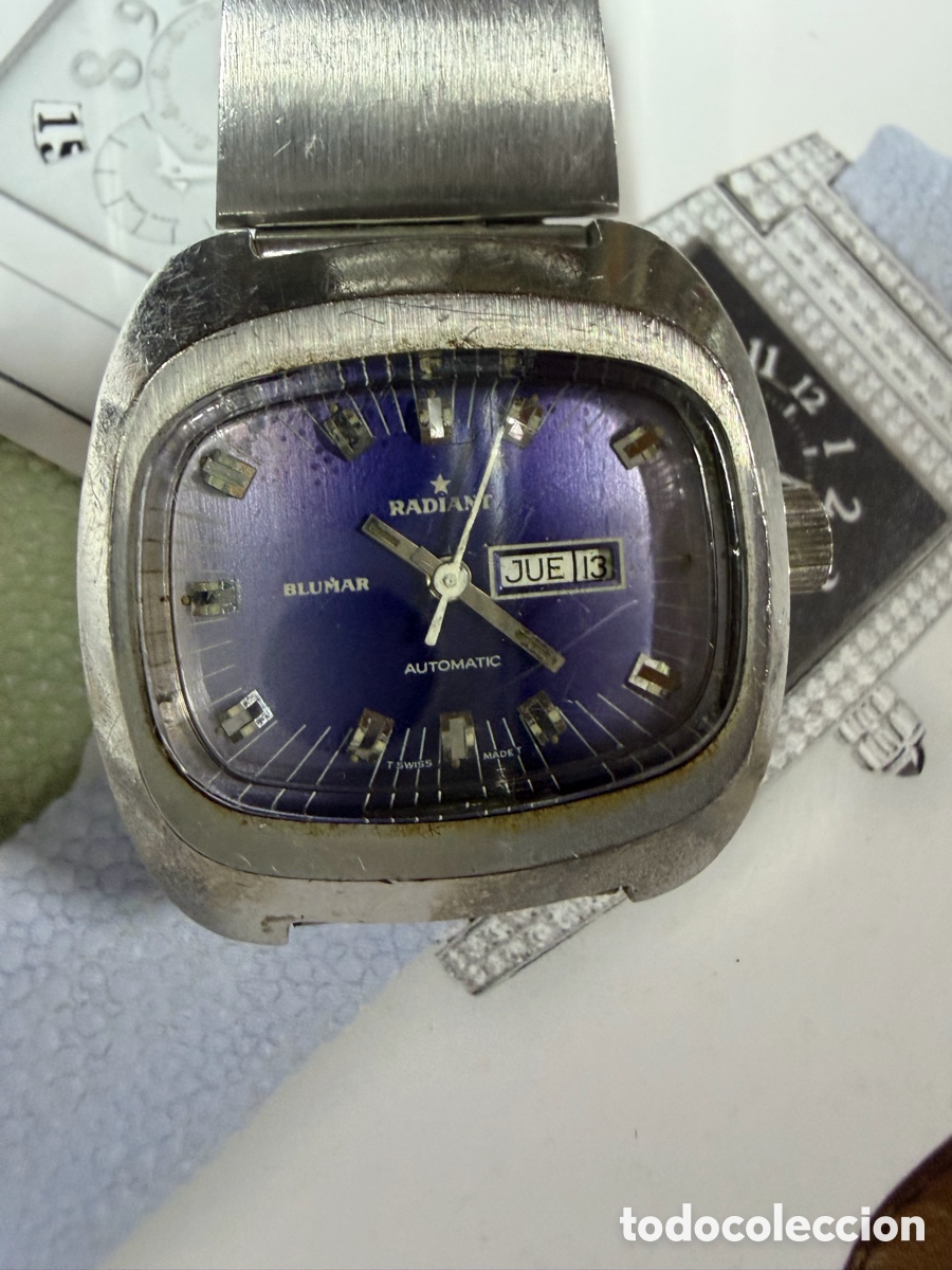 Vintage: Reloj Vintage Radiant Blumar Automatic - Foto 2