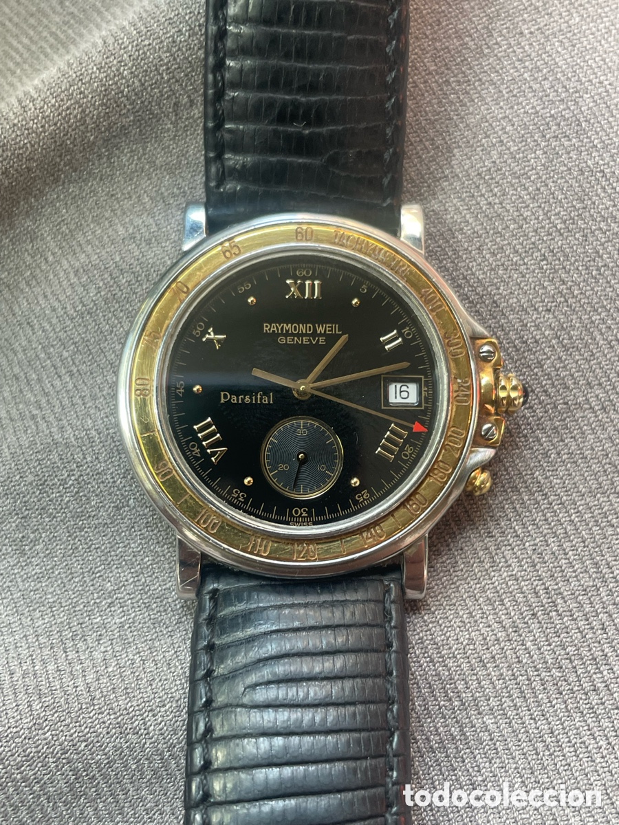 Vintage: Reloj Raymond Weil Parsifal Ref. 2509 - Cuarzo Suizo - Doble Huso Horario / GMT