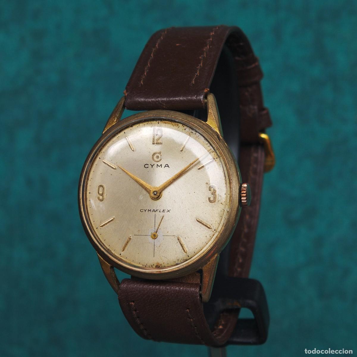 Vintage: CYMA reloj de cuerda vintage suizo 586K montre orologio watch