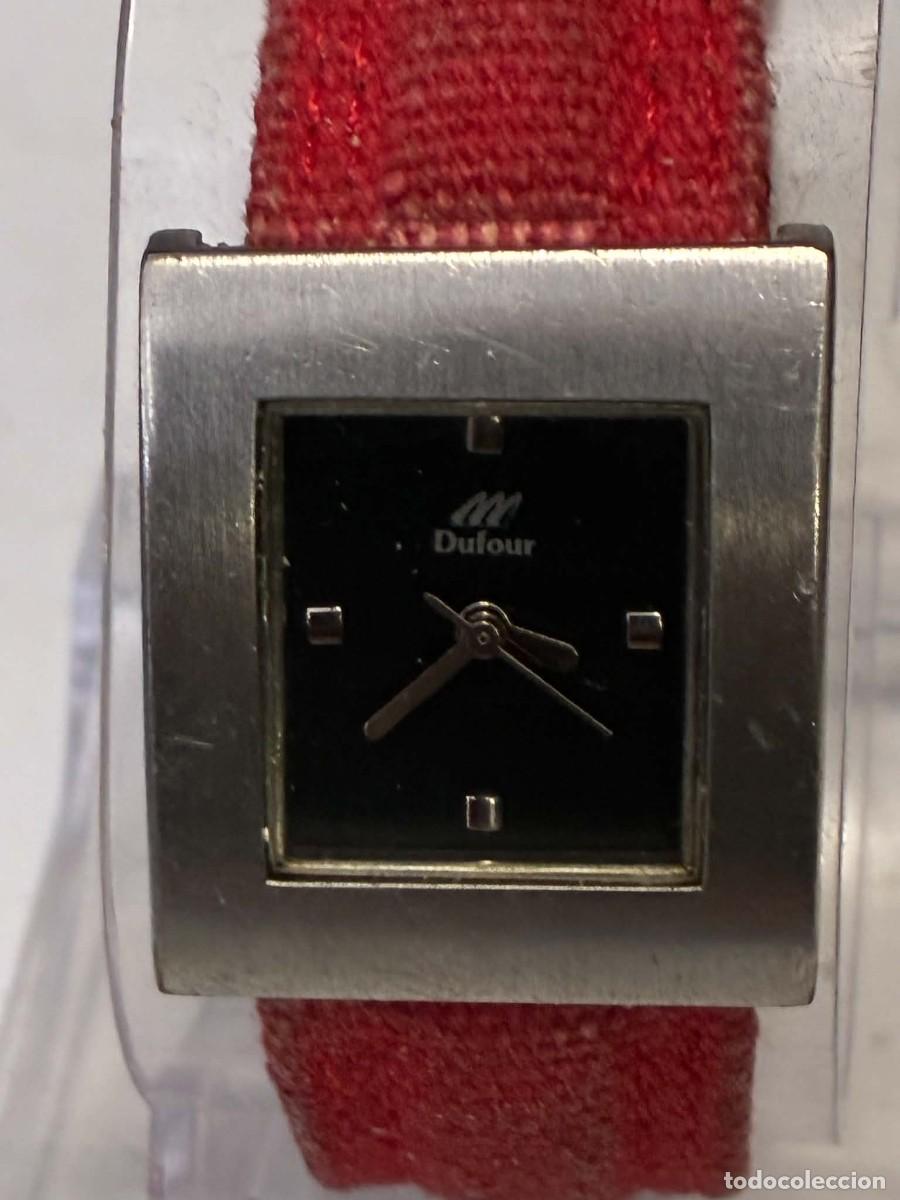 Vintage: Reloj esfera negro - Dufour