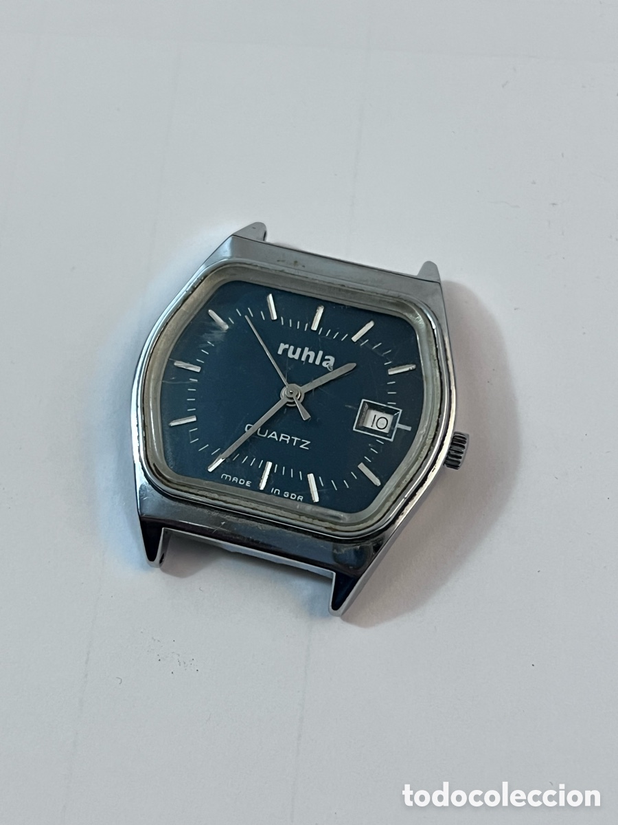 Vintage: ✅ Reloj ruhla cuarzo calendario GDR Vintage