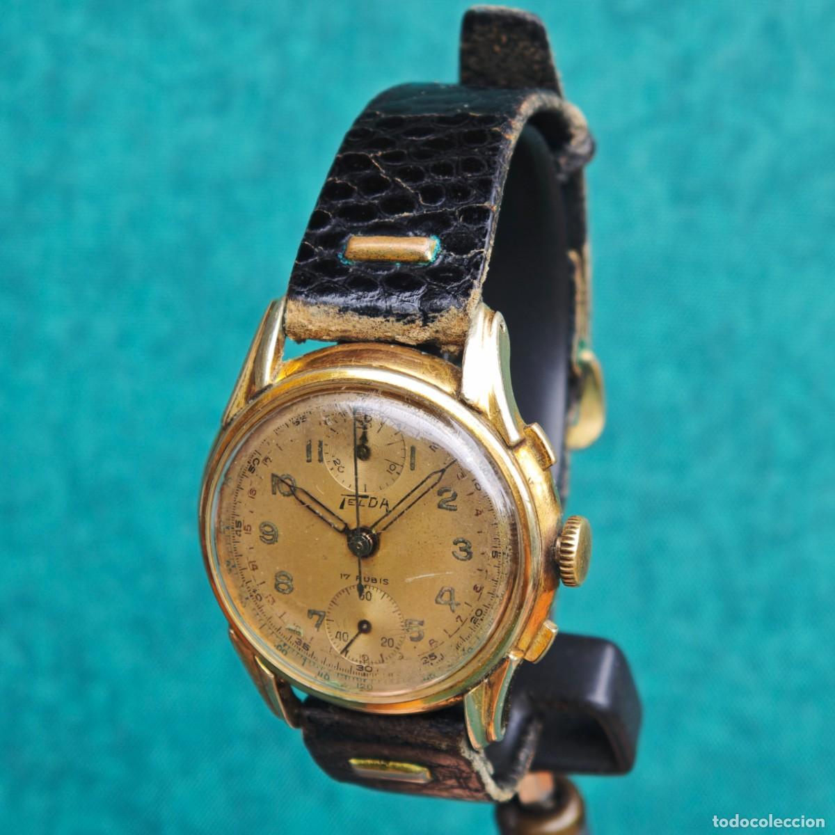 Vintage: TELDA chronograph reloj de cuerda vintage venus 170 montre orologio watch swiss