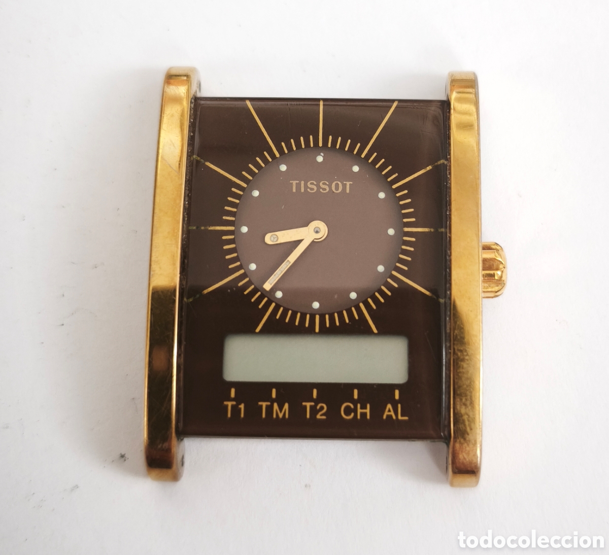 Vintage: Reloj tissot de bateria para reparar, no funciona.