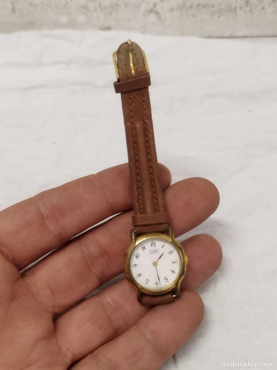Vintage: Reloj Vintage De Dama Citizen Quartz Dorado - Esfera Blanca Sin Probar.