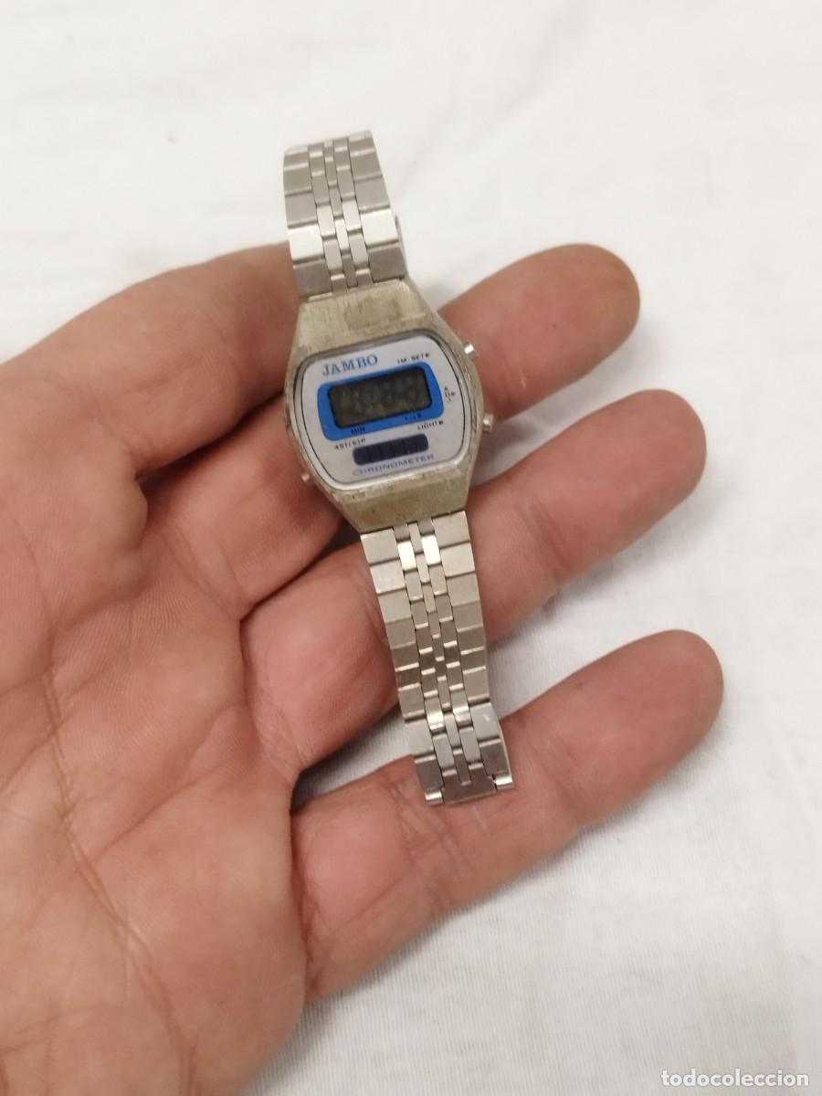 Vintage: &bull; Antiguo Reloj LCD Jambo Chronometer A&ntilde;os 80 - Vintage Sin Probar.