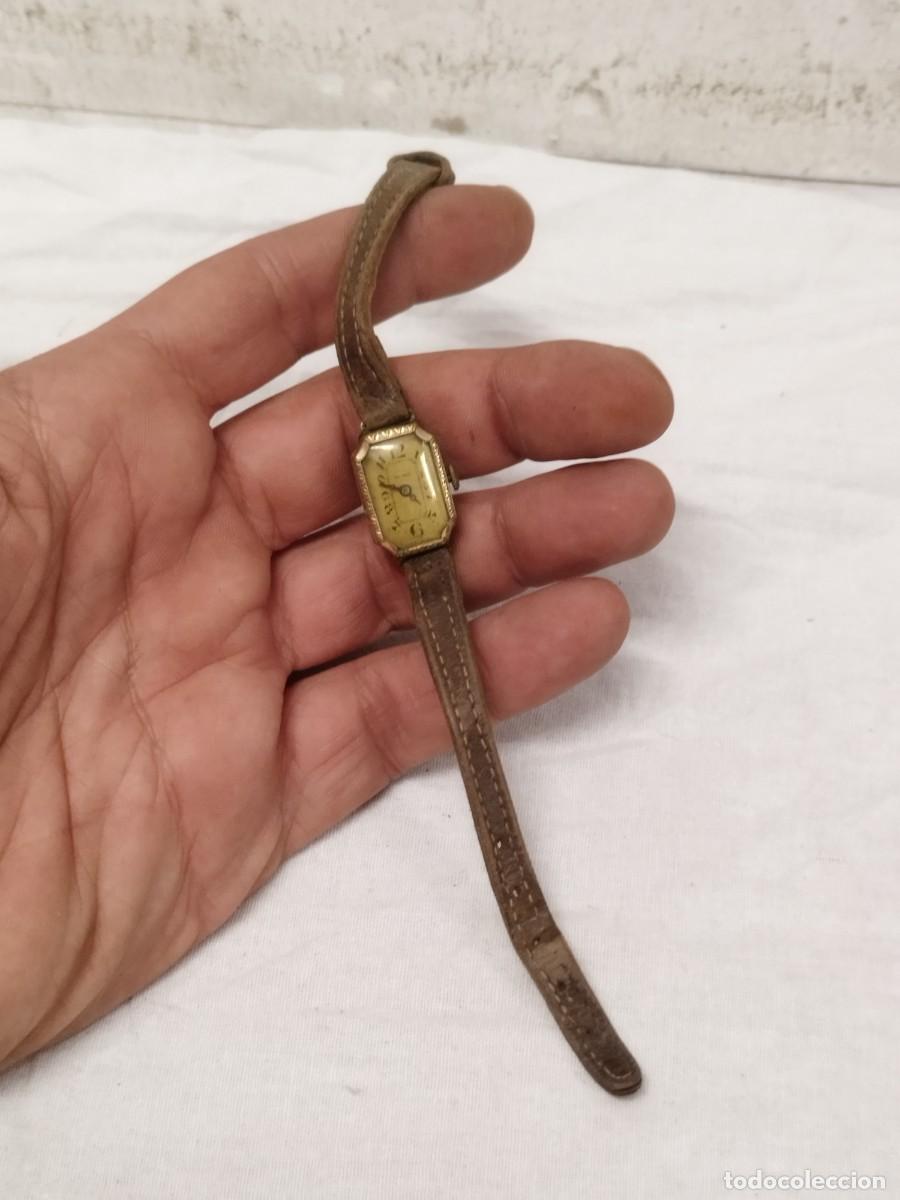 Vintage: Antiguo Reloj Art D&eacute;co Rubis De Se&ntilde;ora Carga Manual. Sin probar