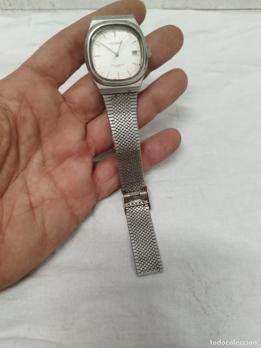Vintage: Reloj Vintage Blumar Quartz - Caja de Acero, Calendario Sin Probar.