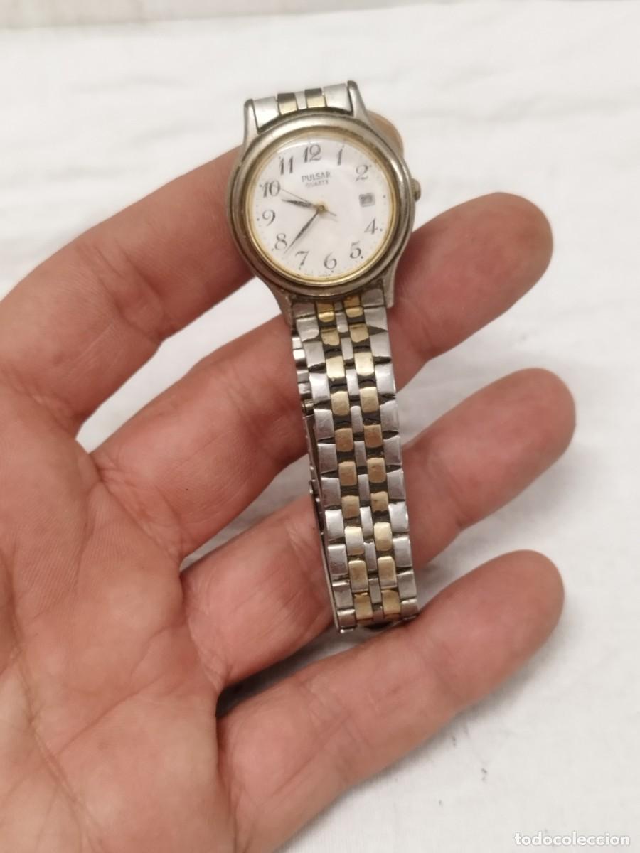 Vintage: Reloj Vintage Pulsar Quartz Mujer Bicolor. Sin probar.