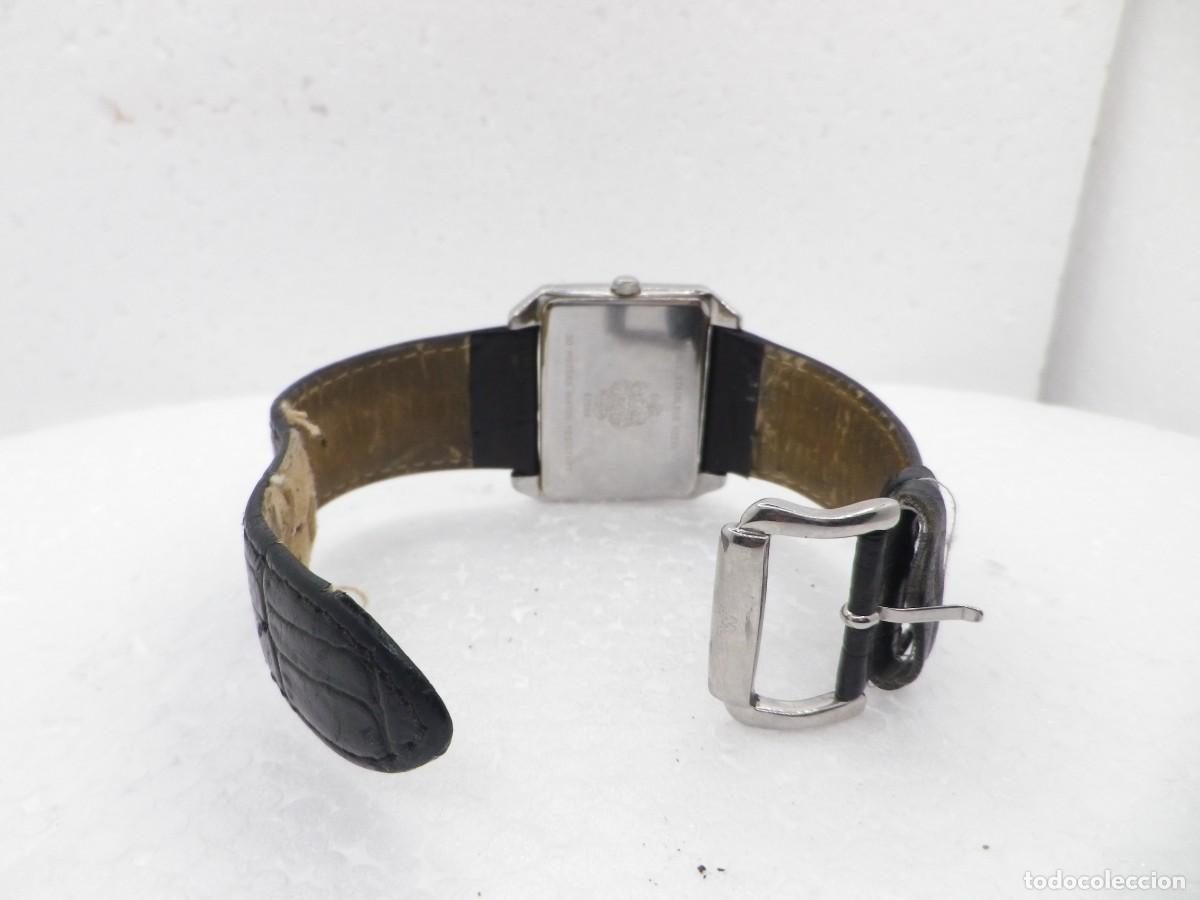 Vintage: Reloj Duward Multifuncion Rectangular Todo Acero Inoxidable Ref 87004 Elegante - Foto 14