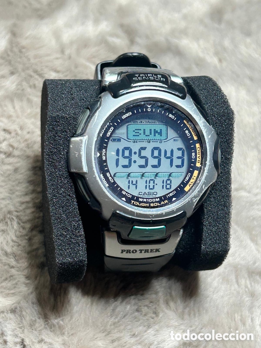 Vintage: Reloj Casio Pro Trek tough solar