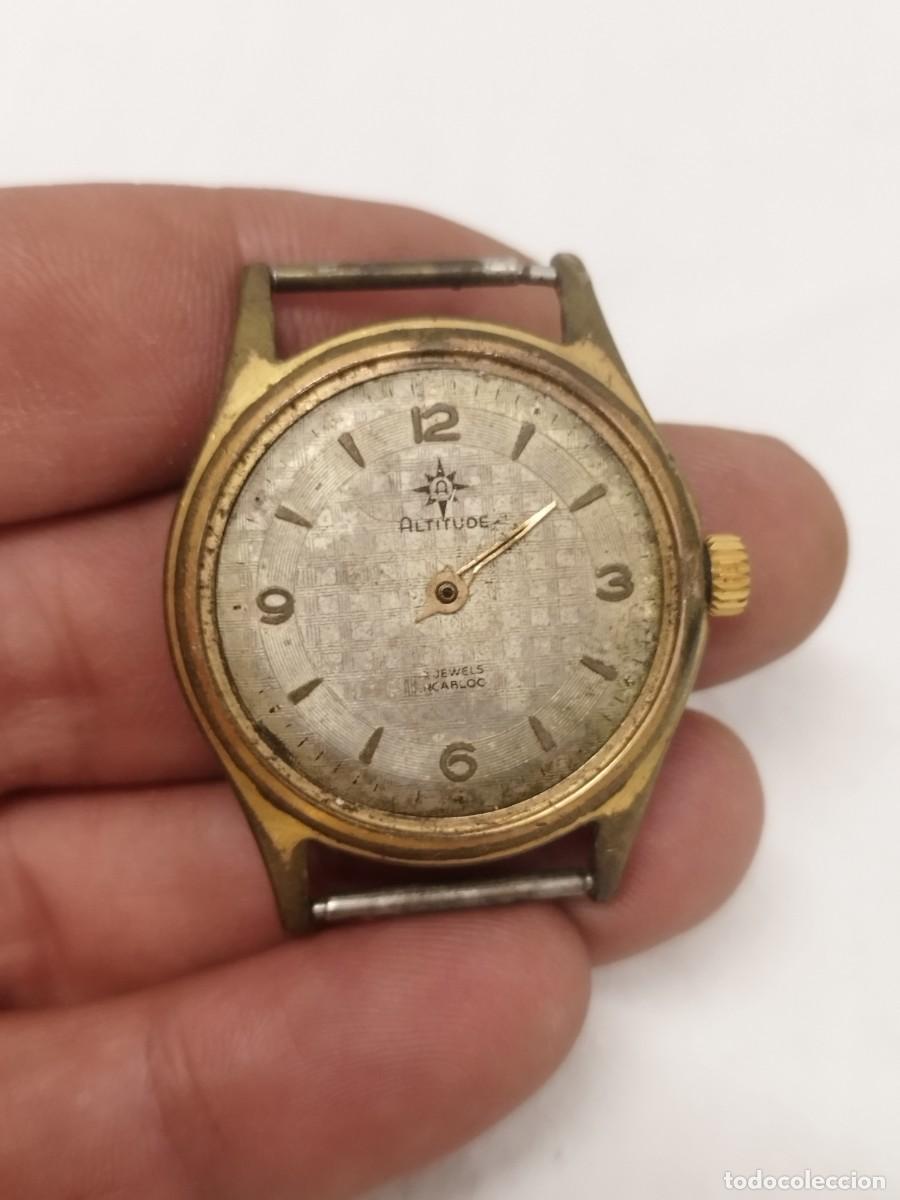 Vintage: Reloj Vintage Altitude Incabloc Suizo (Para Reparar/Piezas).