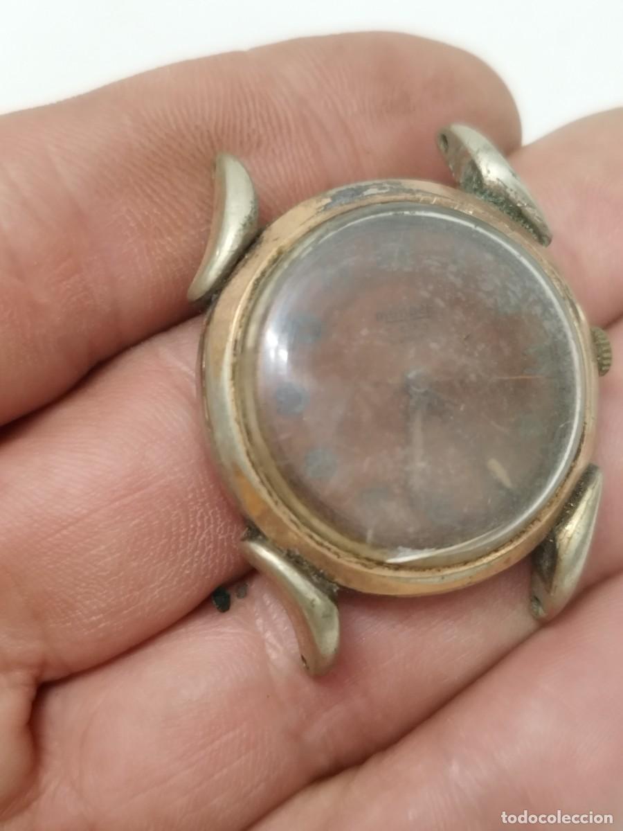 Vintage: Antiguo Reloj Mec&aacute;nico Suizo Vintage - Asas de Cuerno - Para Restaurar.