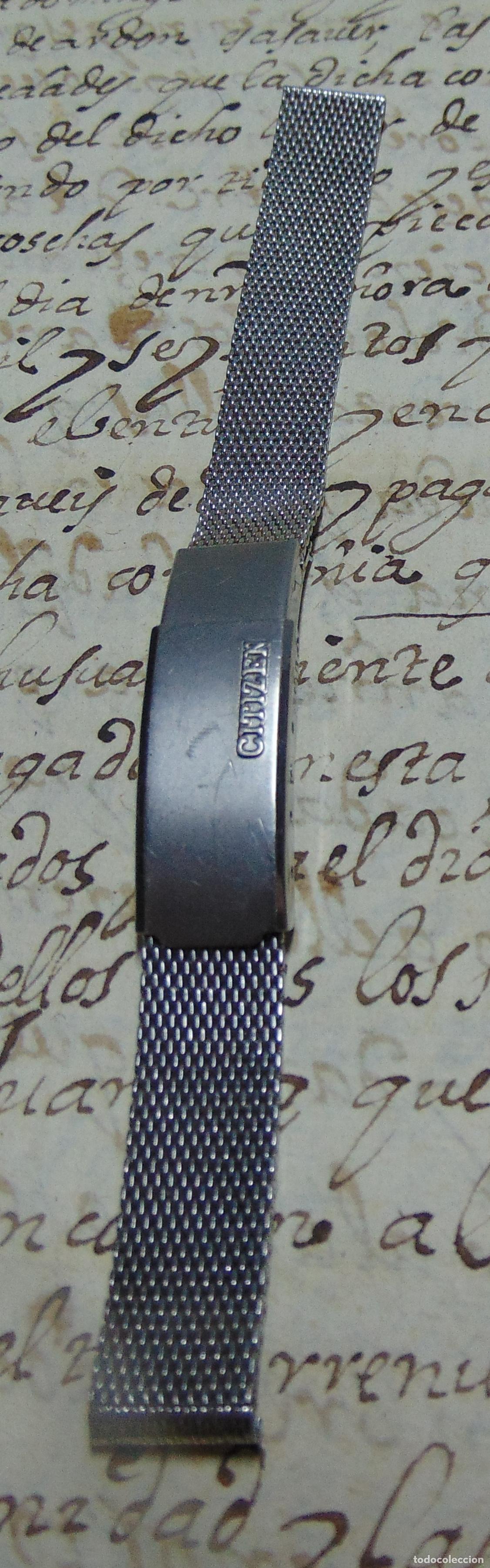 Vintage: CORREA METALICA RELOJ DE SE&Ntilde;ORA CITIZEN, BUEN ESTADO