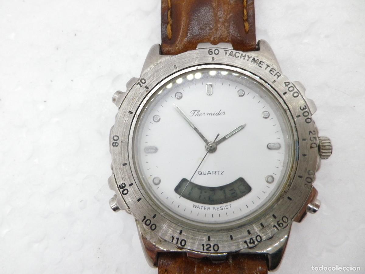 Vintage: Reloj THERMIDOR Ana-Digi Maquinaria MIYOTA Bisel Giratorio Taqu&iacute;metro Colecci&oacute;n CIRCA 1995