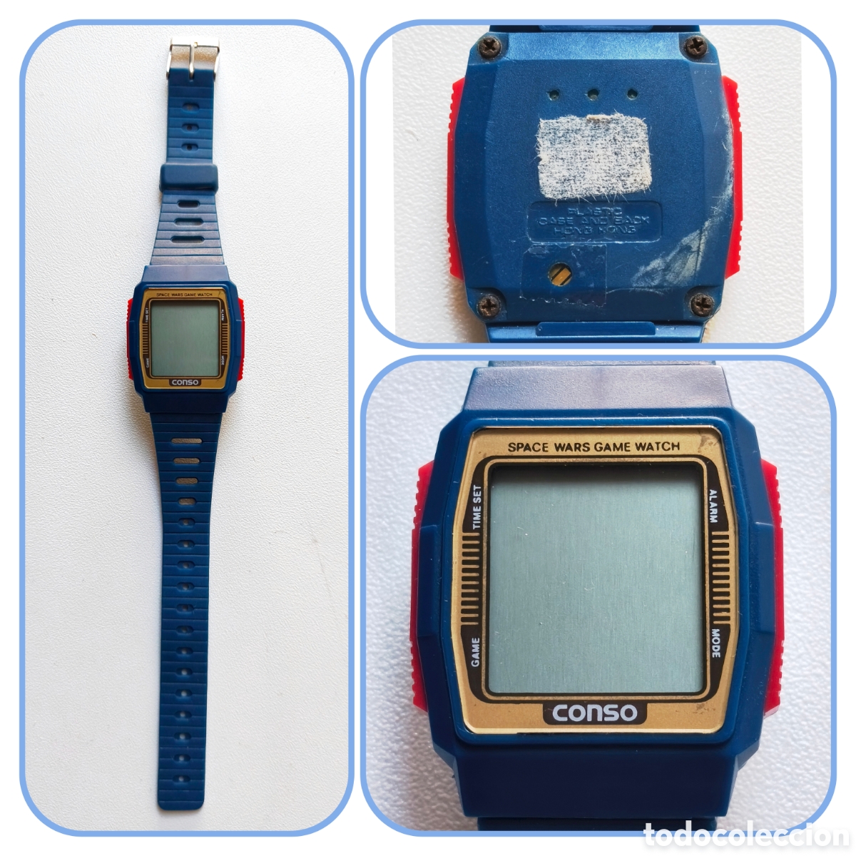 Vintage: Reloj Conso con juego Space Wars. Piezas