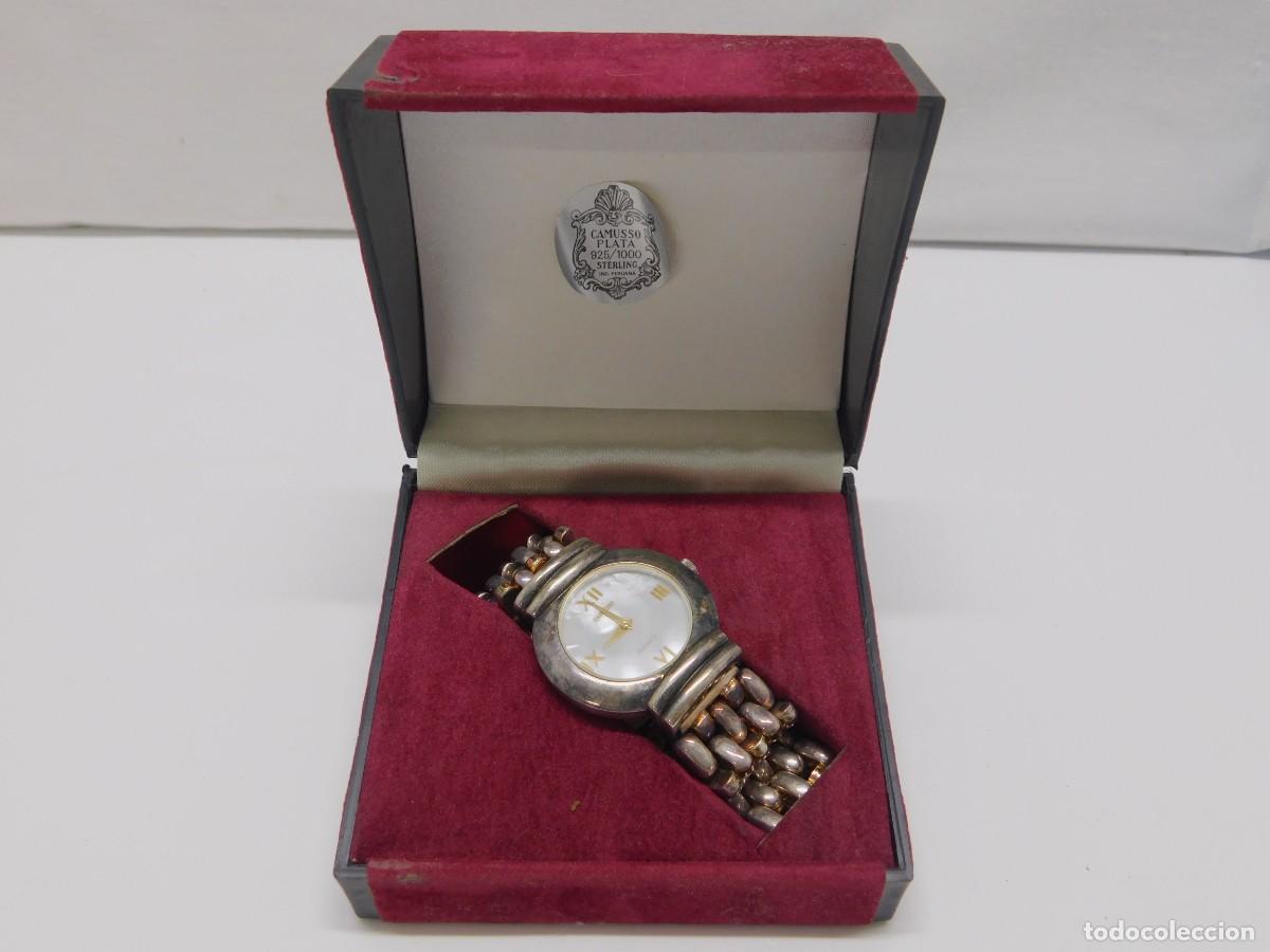 Vintage: RELOJ DE PULSERA DE PLATA - CAMUSSO