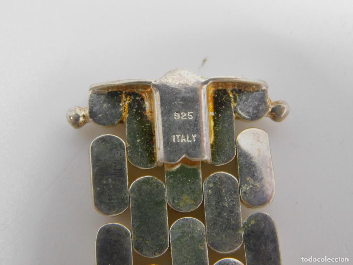 Vintage: RELOJ DE PULSERA DE PLATA - CAMUSSO - Foto 8