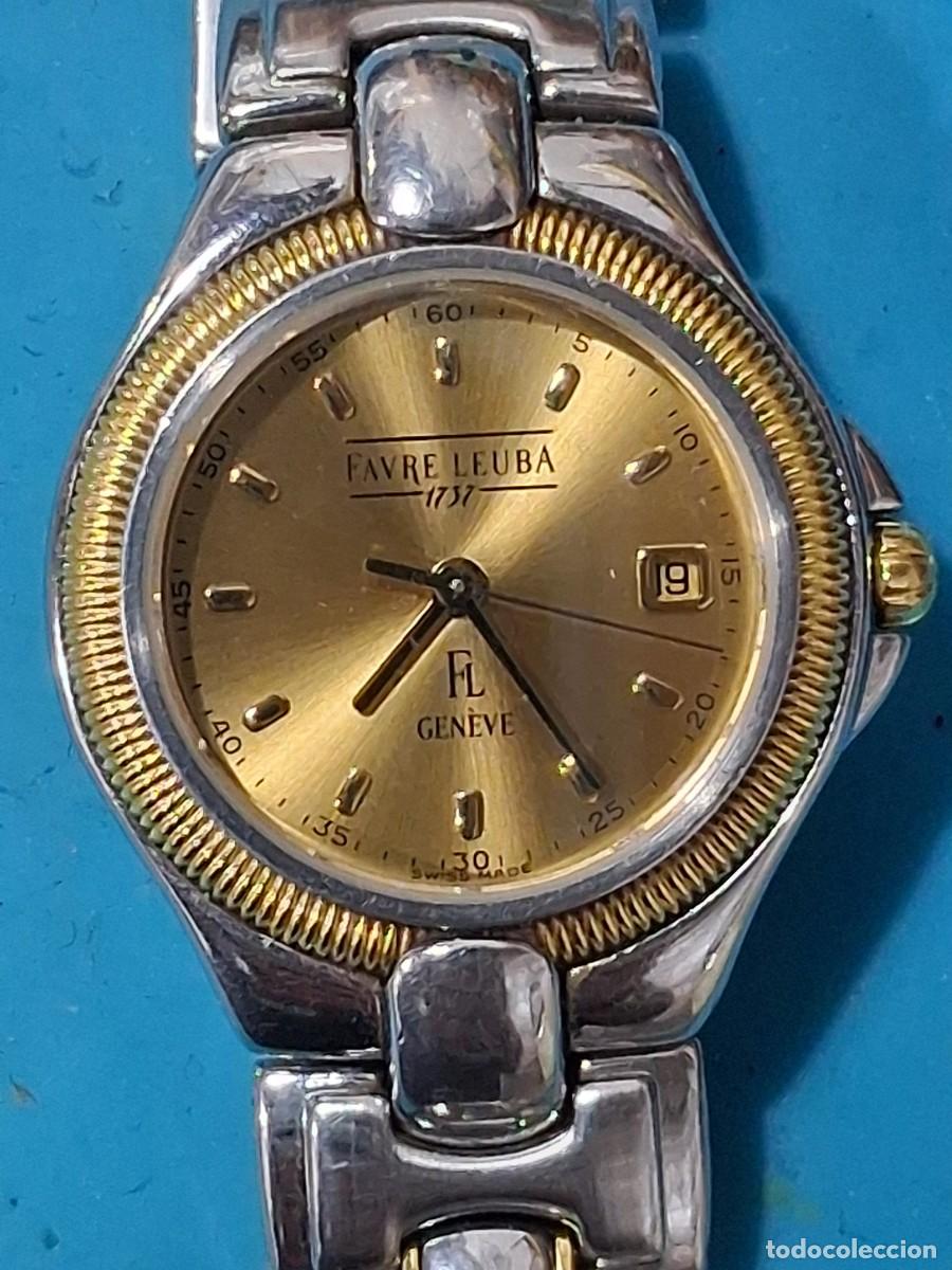 Vintage: RELOJ FABRE LEUVA ACERO ORO