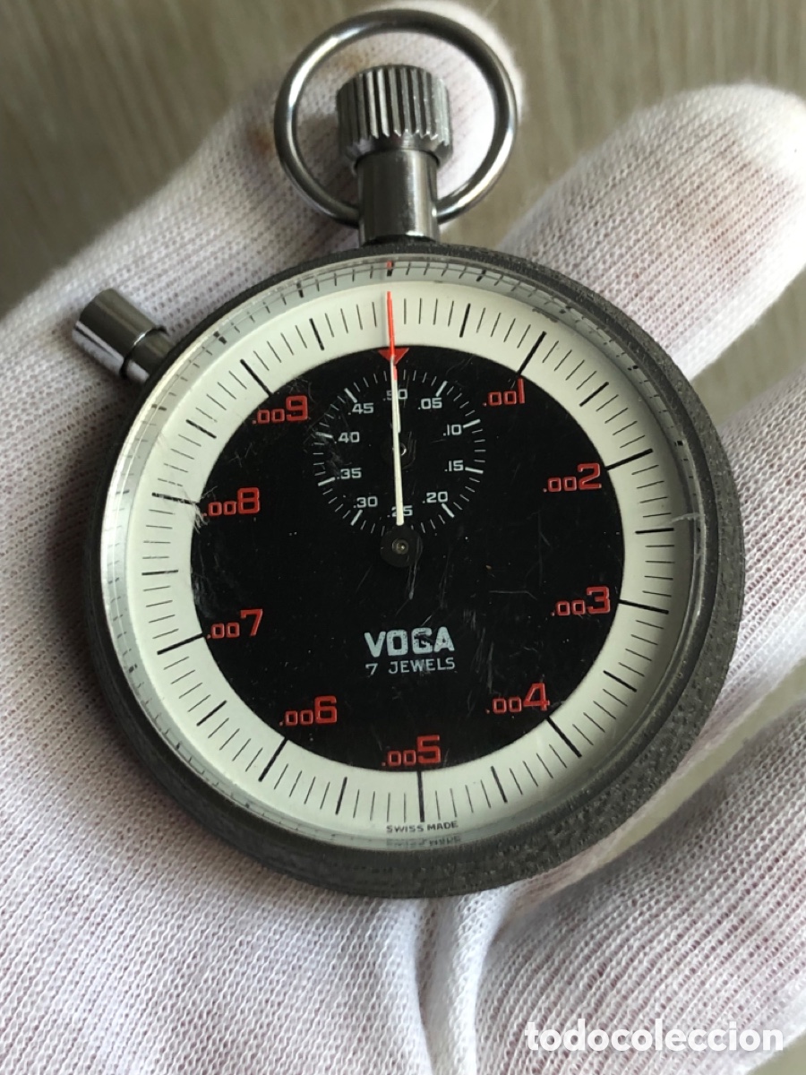 Vintage: Cron&oacute;grafo deportivo voga gran tama&ntilde;o