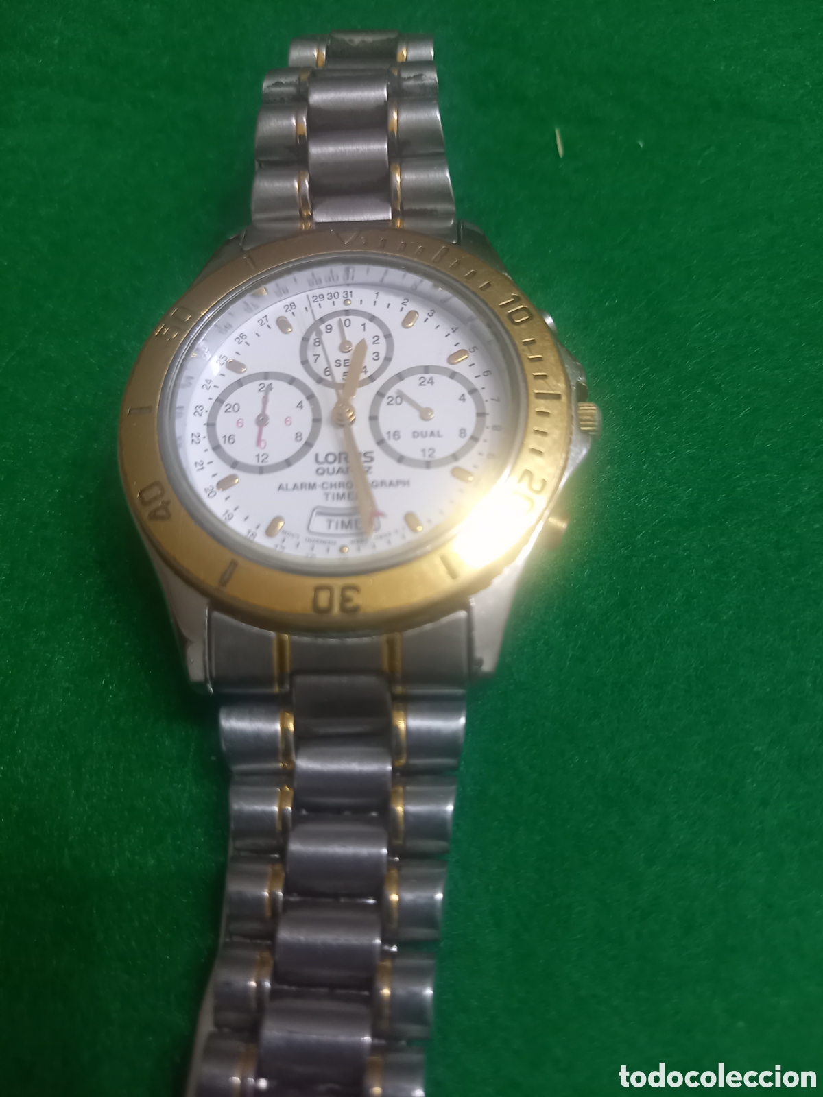 Vintage: Reloj Vintage Lorus Chronograph Alarm N945-7B20 - Para Piezas / Reparar