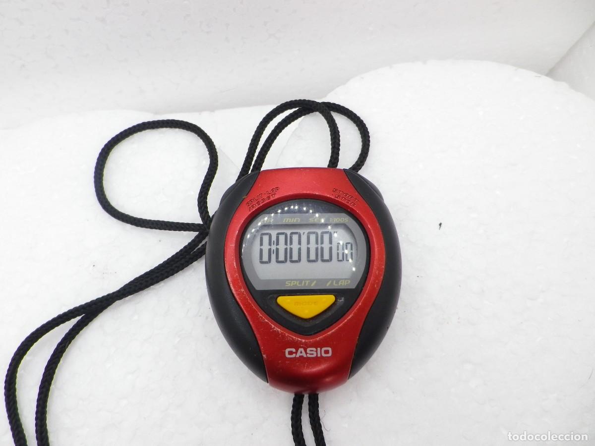 Vintage: Cronometro CASIO HS-6 Digital De Mano Deportivo Vintage Cord&oacute;n Negro Colecci&oacute;n