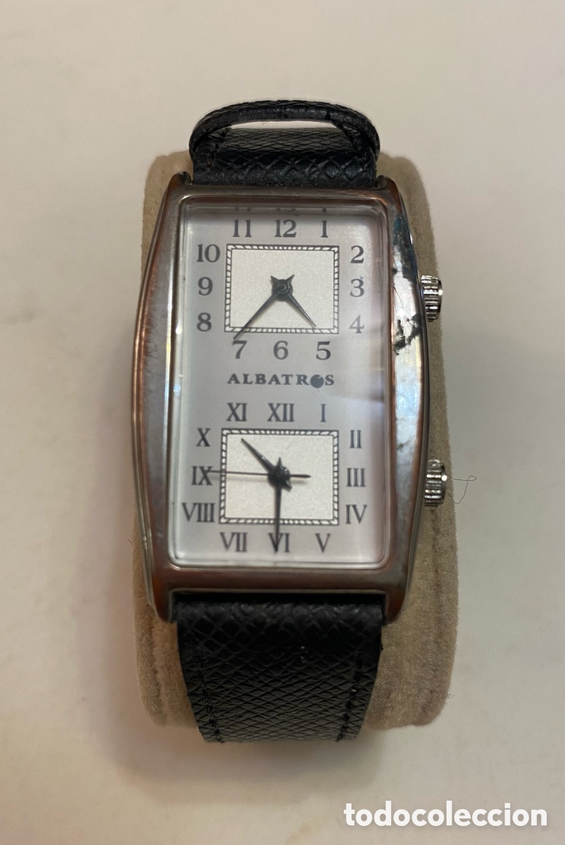 Vintage: Reloj de pulsera Albatros dual