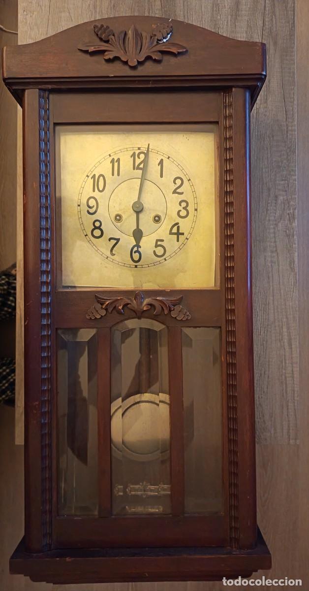 Vintage: Reloj de p&eacute;ndulo del a&ntilde;o 1920 - Foto 1