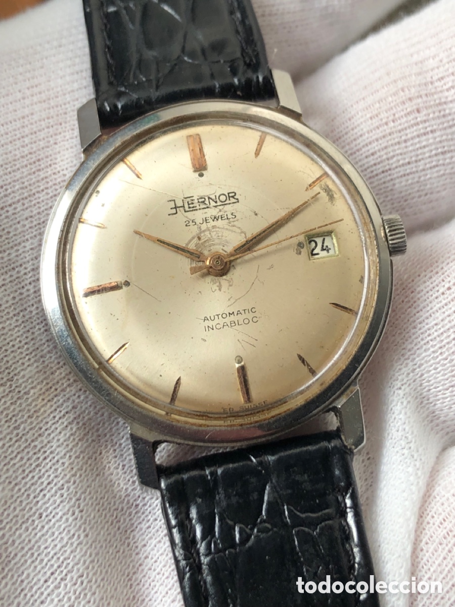 Vintage: Reloj autom&aacute;tico a&ntilde;os 70 calibre 2472 acero