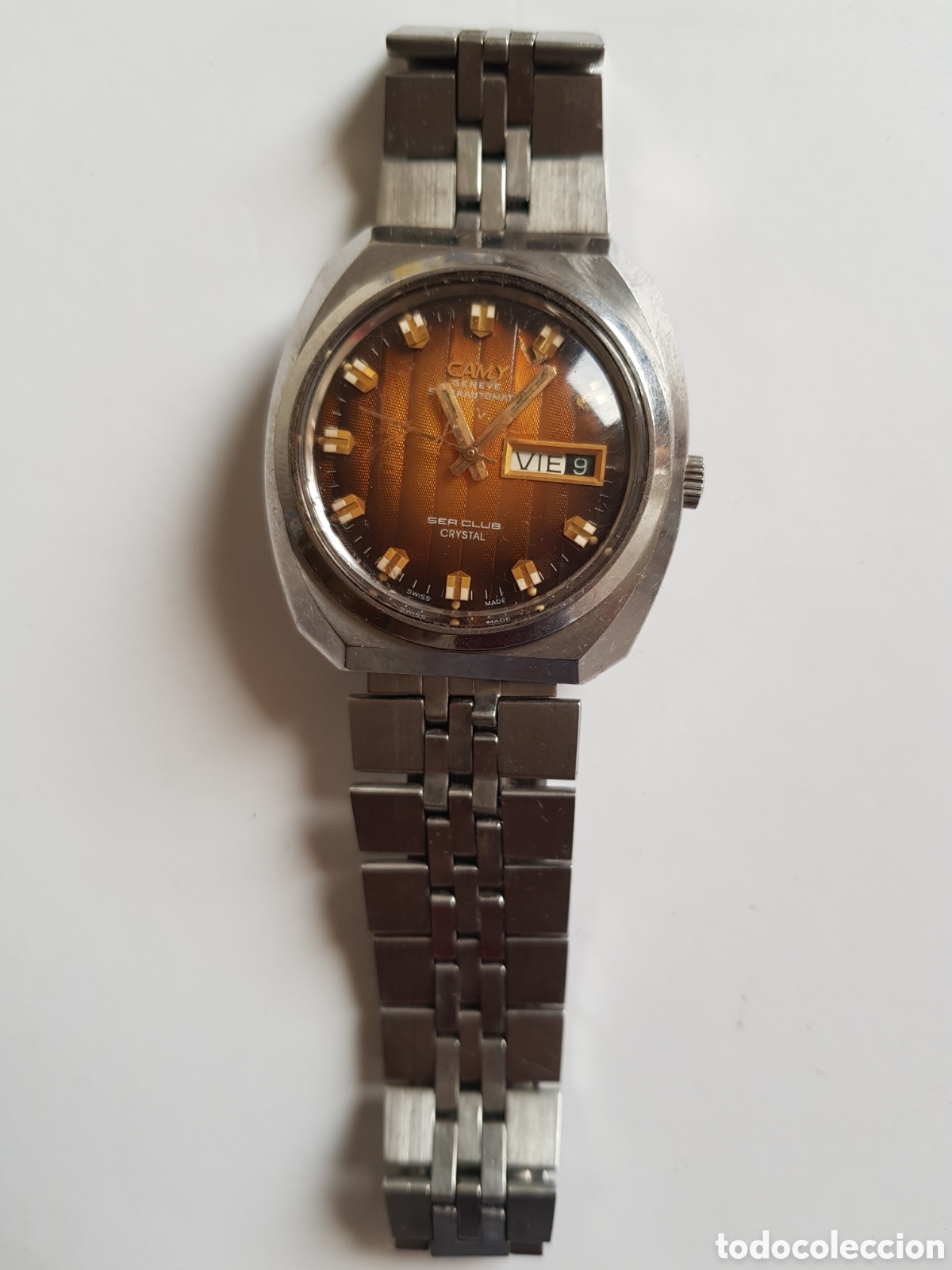 Vintage: Montre Vintage Camy Gen&egrave;ve &rdquo;Sea Club Crystal&rdquo; (Ann&eacute;es 70)