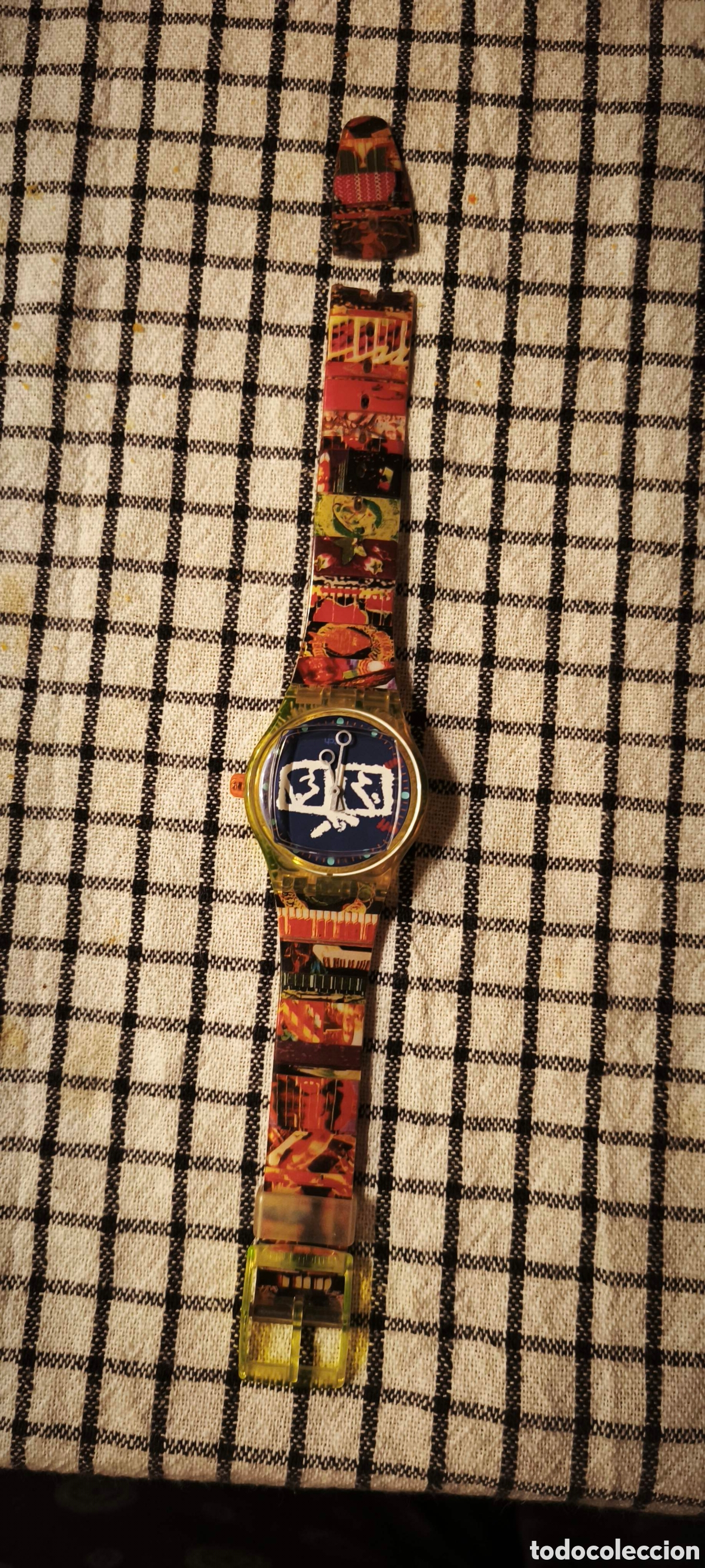 Vintage: Reloj Swatch Nam June Paik. Funciona
