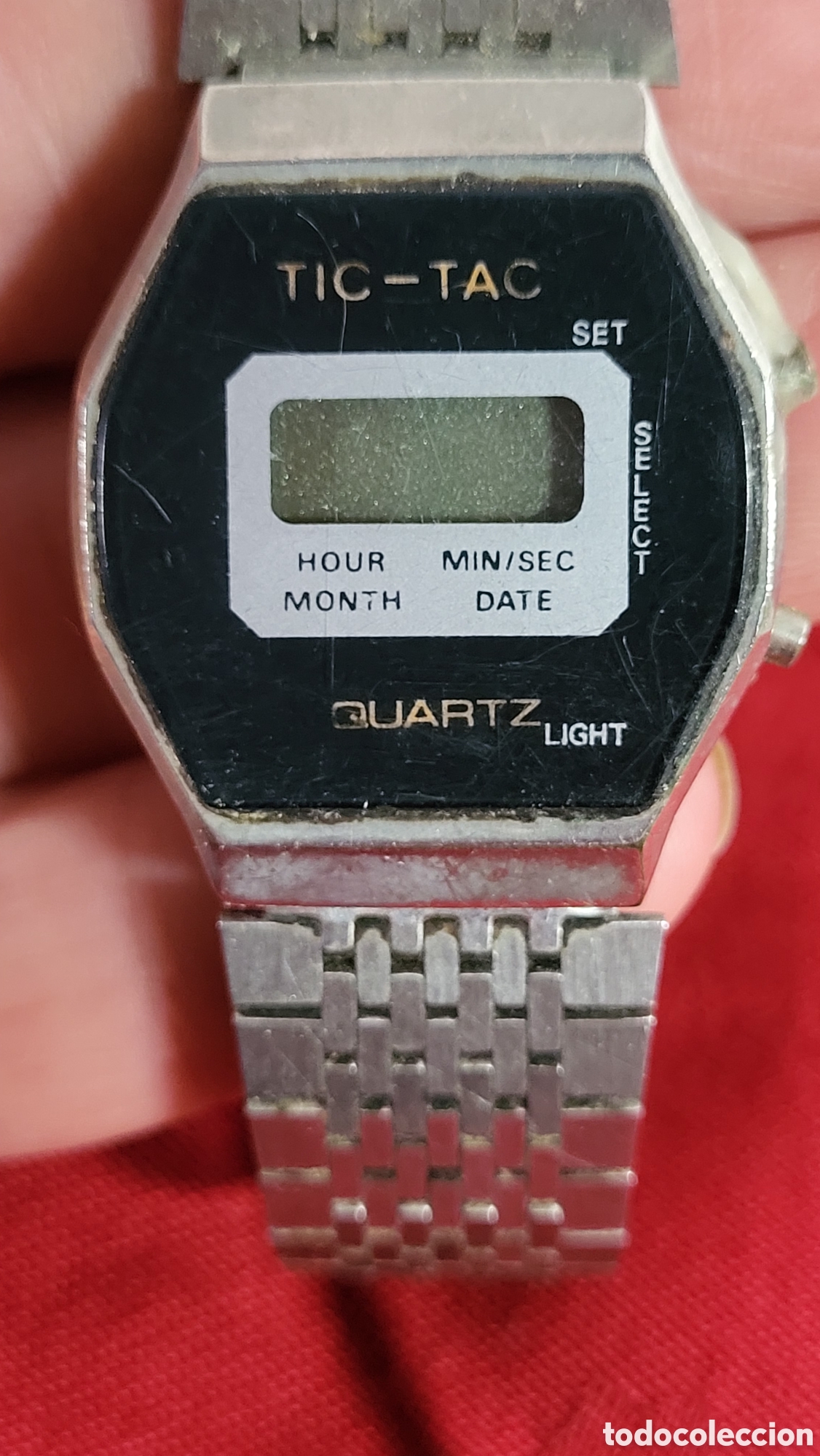 Vintage: Reloj pulsera digital Tic-tac