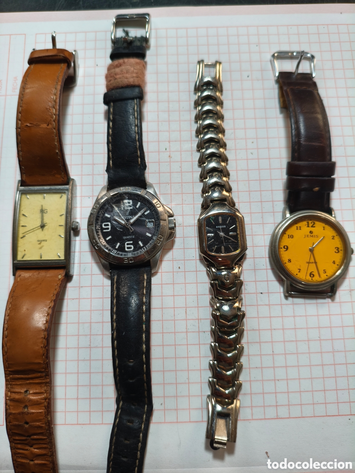 Vintage: Lote relojes de pulsera usados