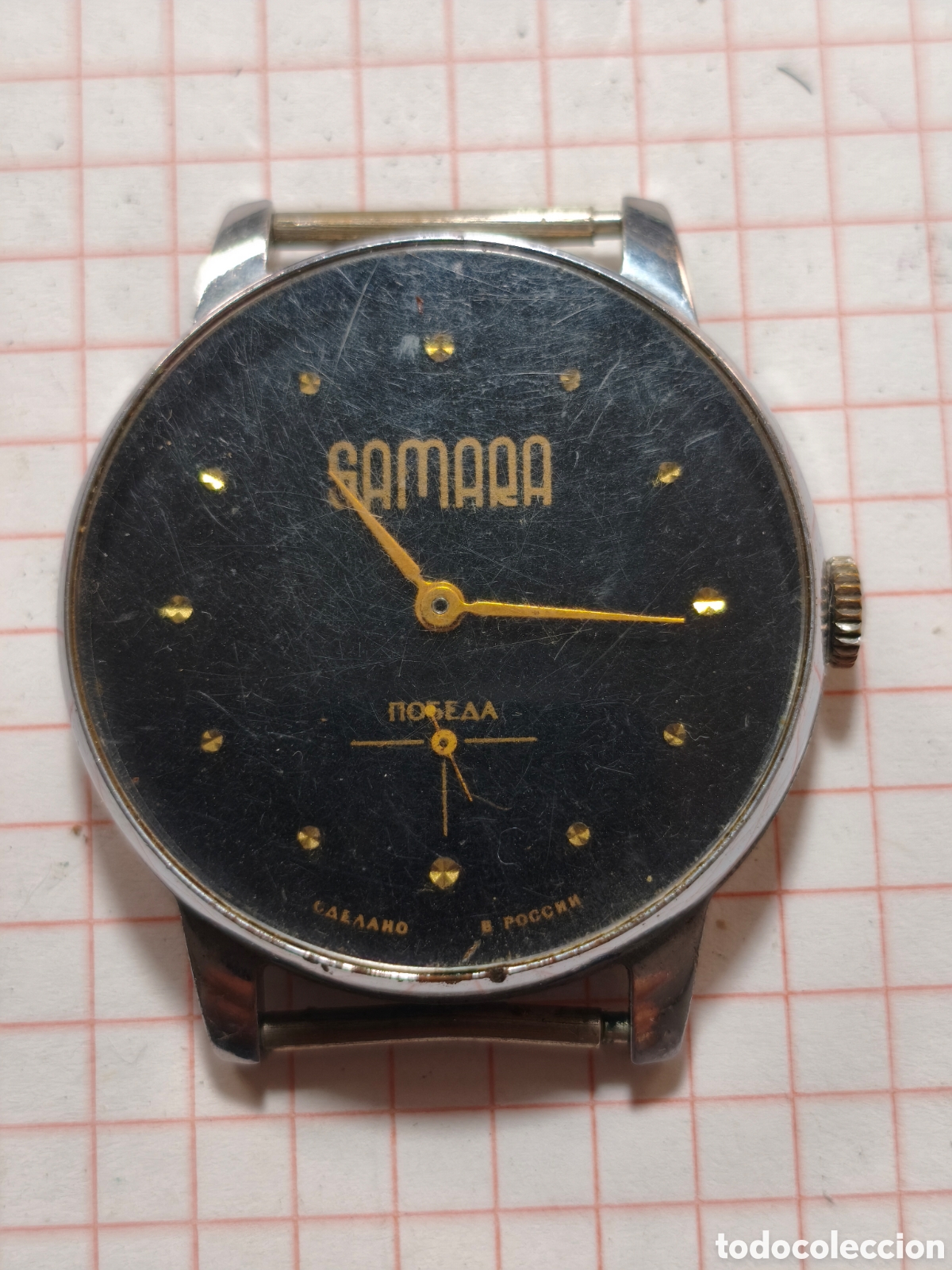 Vintage: Reloj Samara Pobeda ruso - Foto 1