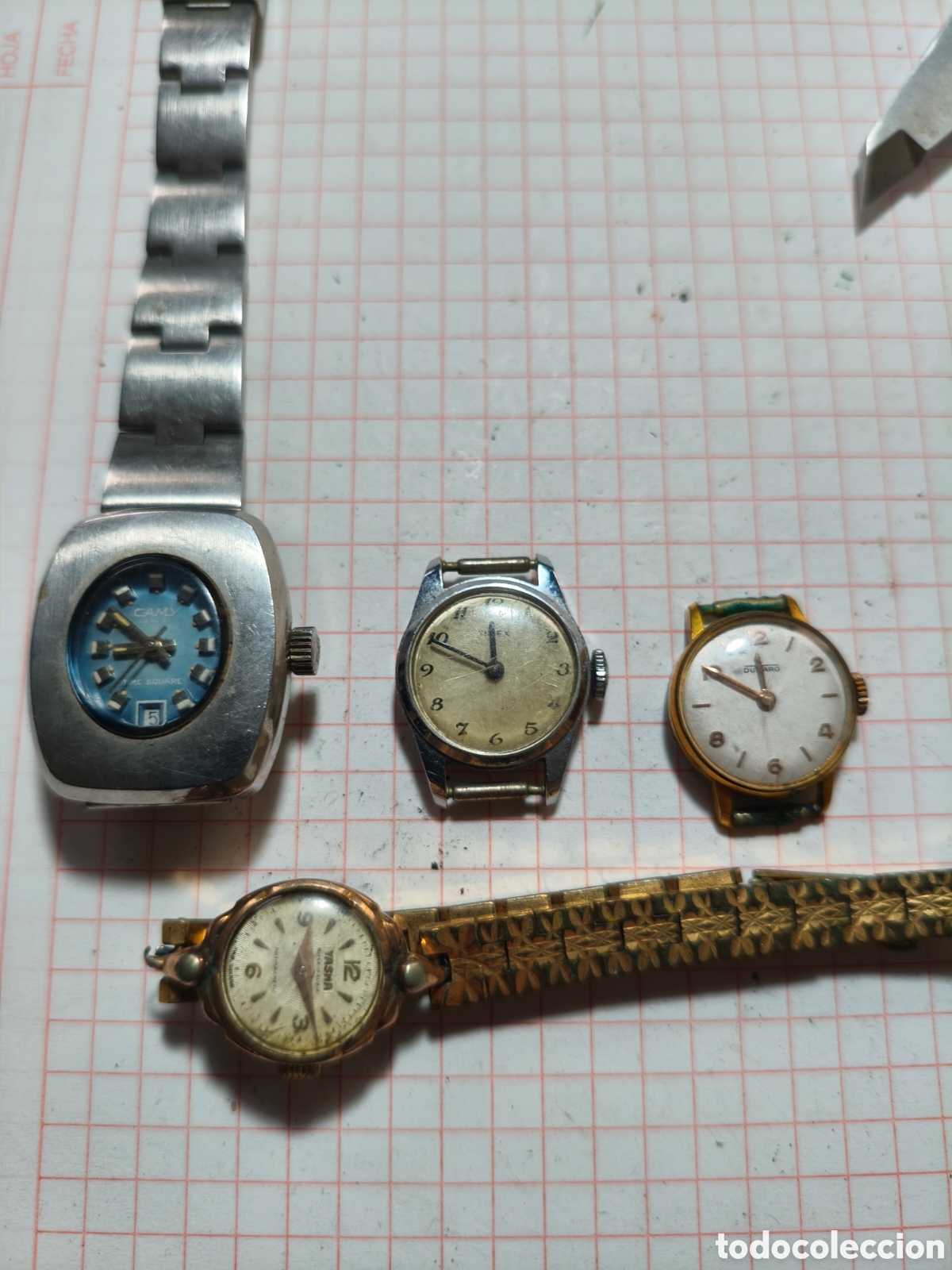 Vintage: Lote relojes mec&aacute;nicos