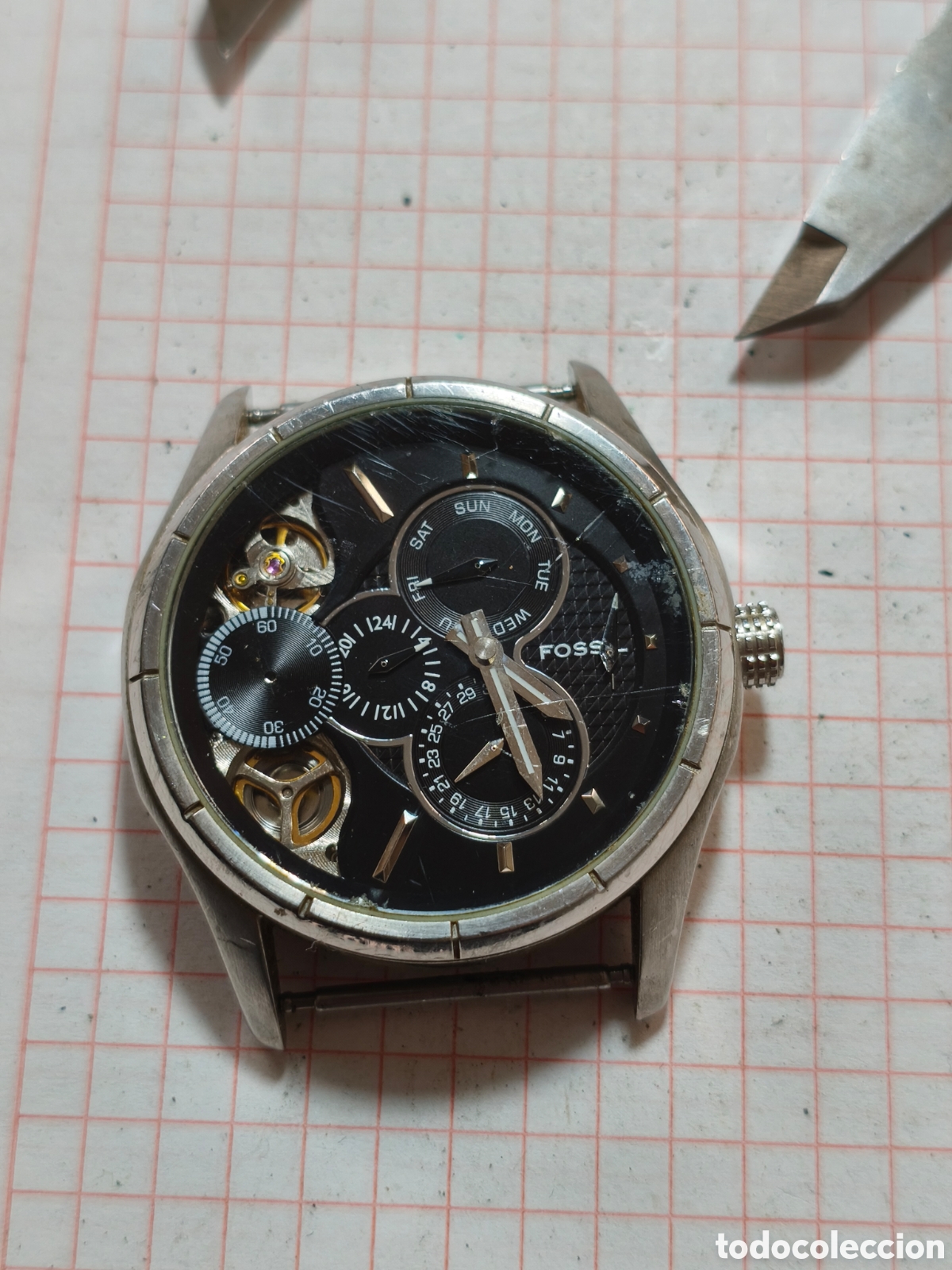 Vintage: Reloj Fossil h&iacute;brido