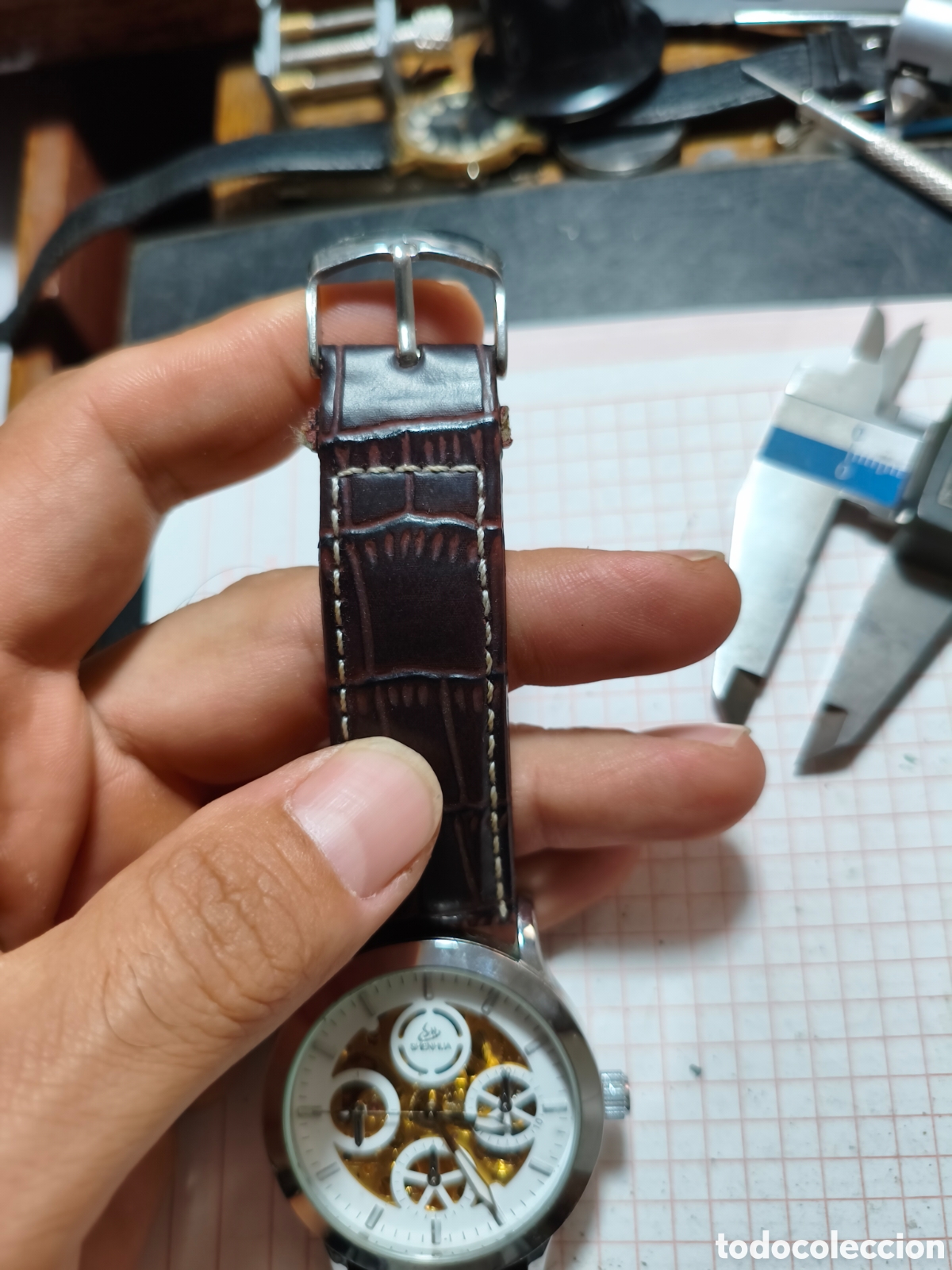 Vintage: Reloj de pulsera autom&aacute;tico - Foto 4