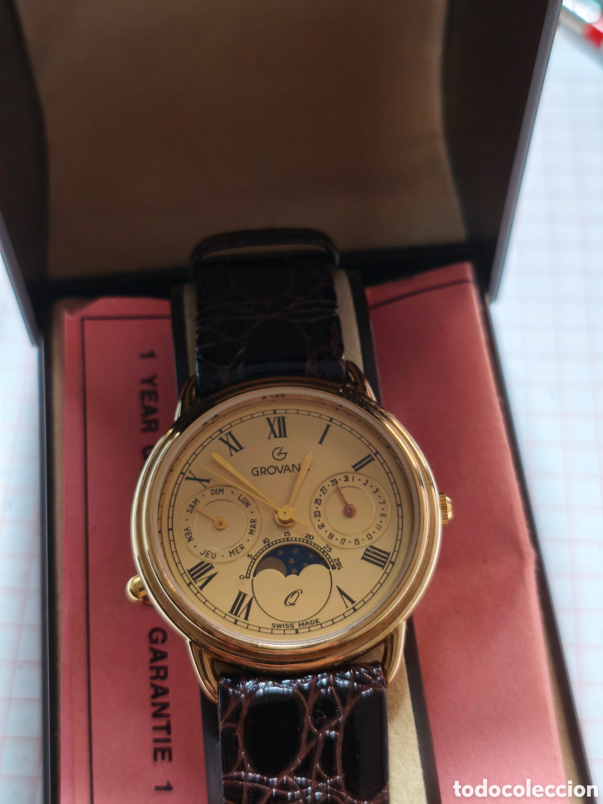 Vintage: Reloj Grovana antiguo