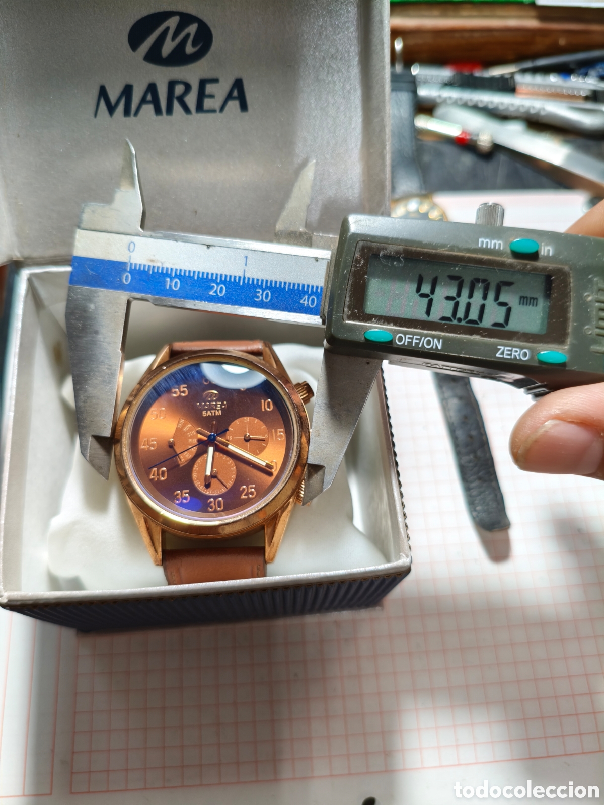 Vintage: Reloj Marea Retrograde-day - Foto 3