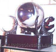 Vintage: BOLA DE ADIVINO FIGURA BRONCE - Foto 2