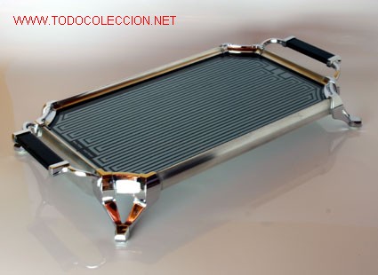 Vintage: BANDEJA CALENTADOR ART DECO.