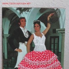 Vintage: VINTAGE - POSTAL GRAN TAMAÑO SOBRE TABLILLA - CON BORDADOS Y ENCAJES DE TELA.. Lote 26076990